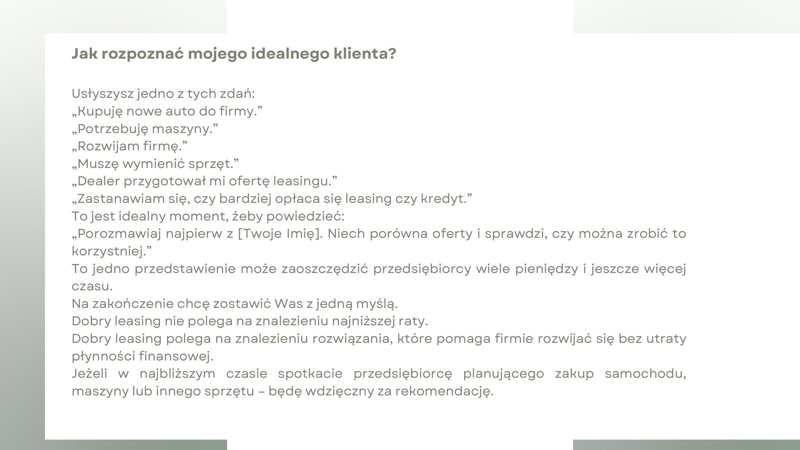 Kto jest idealnym partnerem